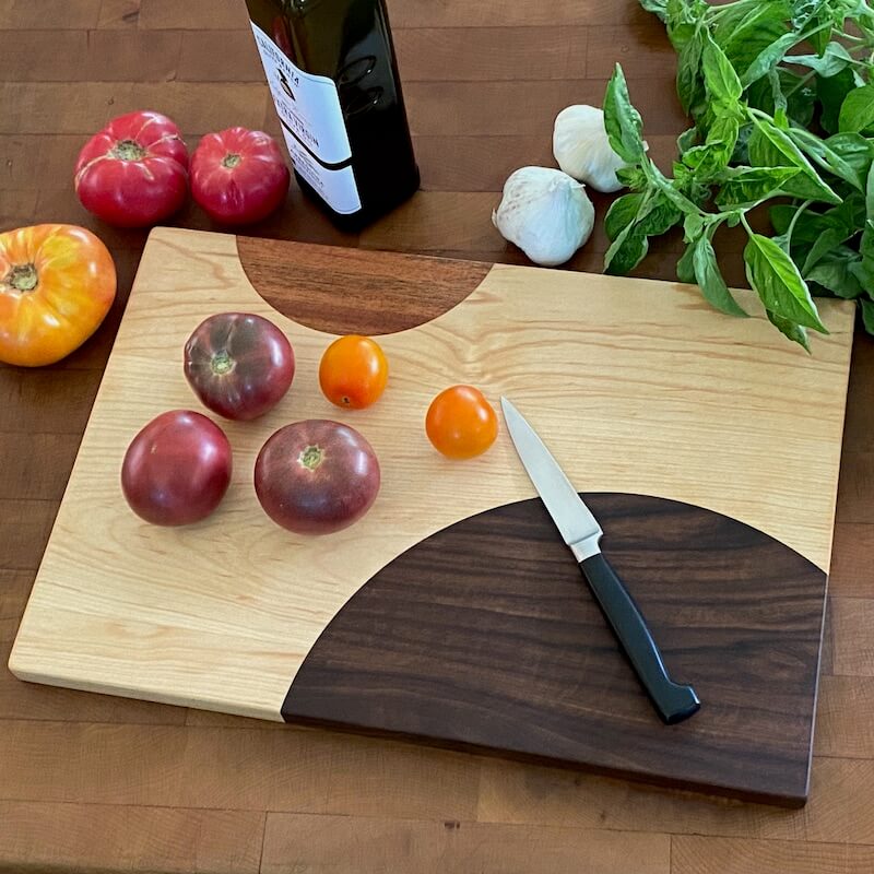 Perfect Double-Sided Cherry Carving Cutting Board with Juice Groove 16 –  &Beyond Innovation and Marketing LLC.