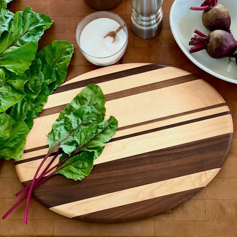 Perfect Double-Sided Cherry Carving Cutting Board with Juice Groove 16 –  &Beyond Innovation and Marketing LLC.