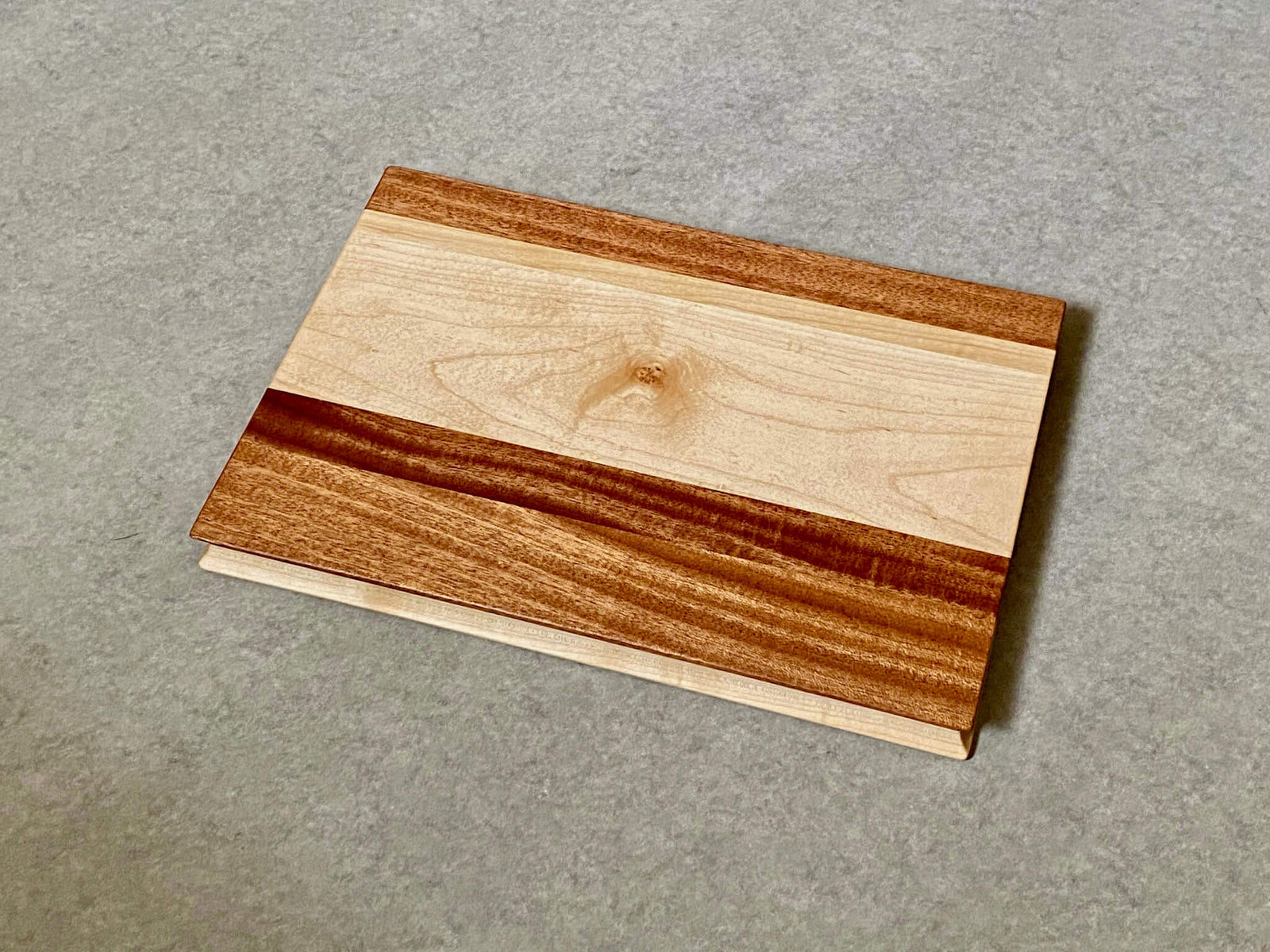Colorblock III Board in Maple and Mahogany