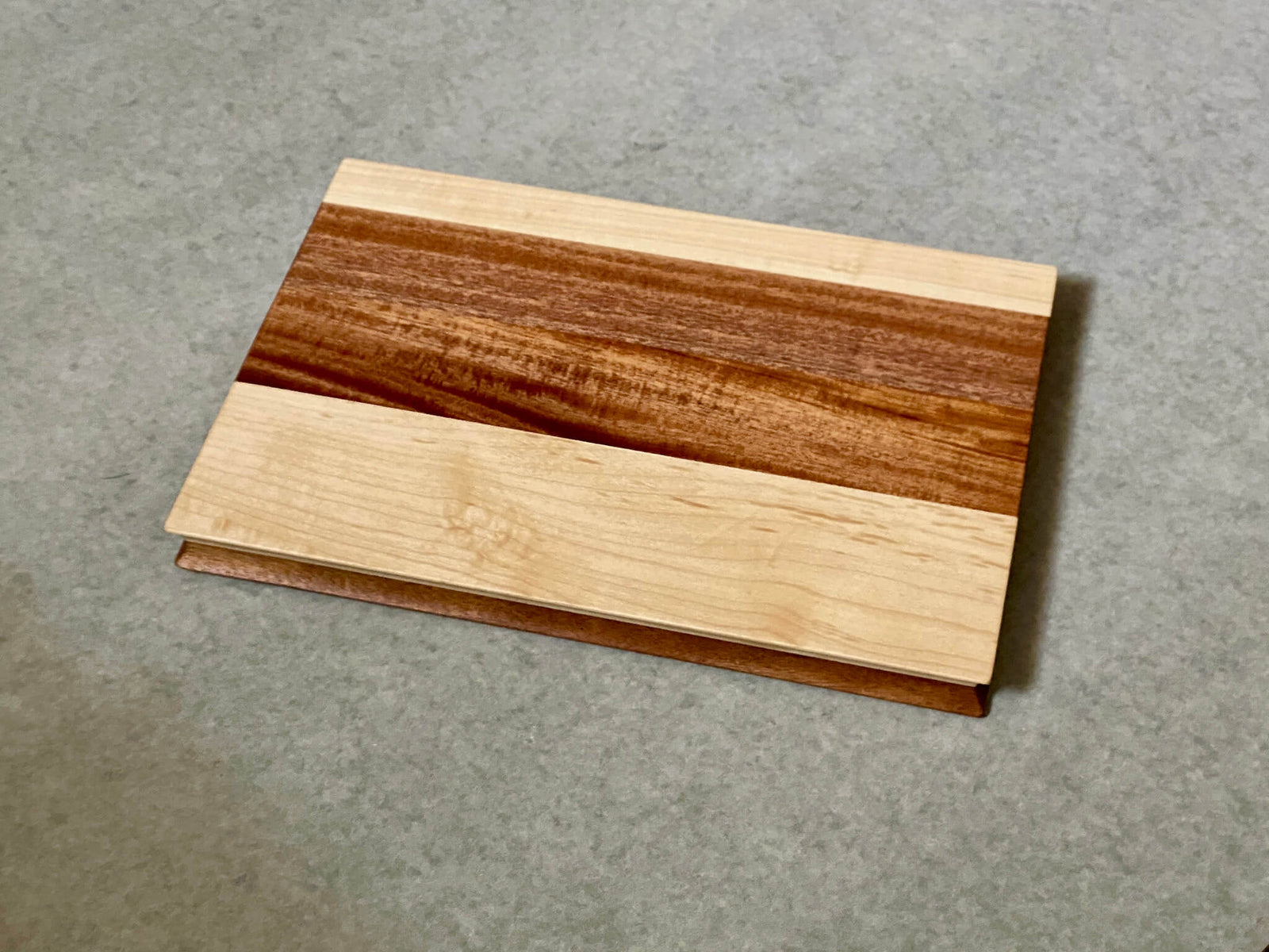 Colorblock III Board in Maple and Mahogany