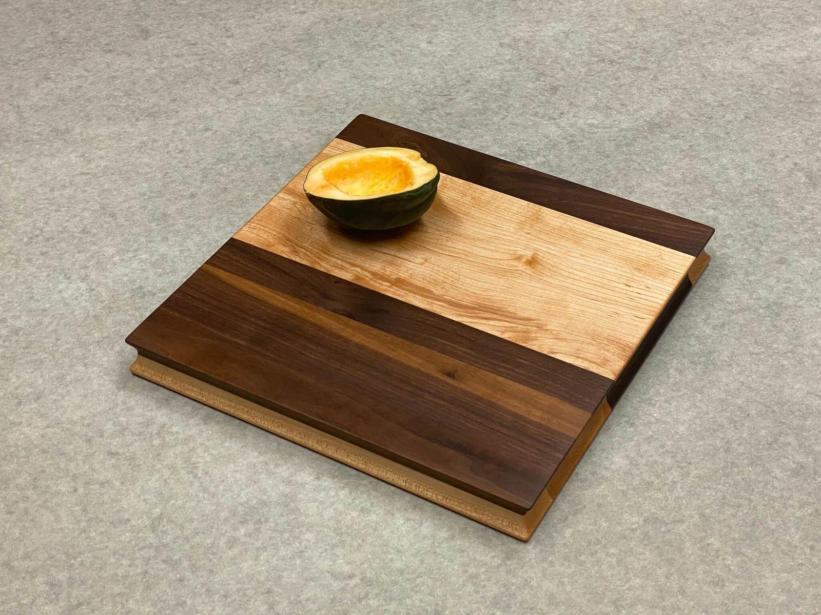 Colorblock Square Board in Walnut and Maple